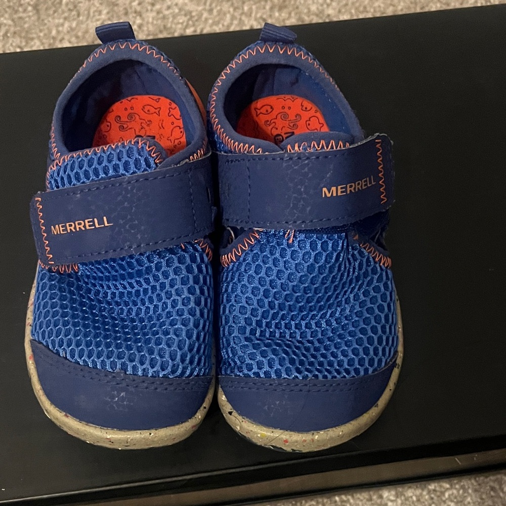 Merrell Kids Blue and Orange Water Shoes